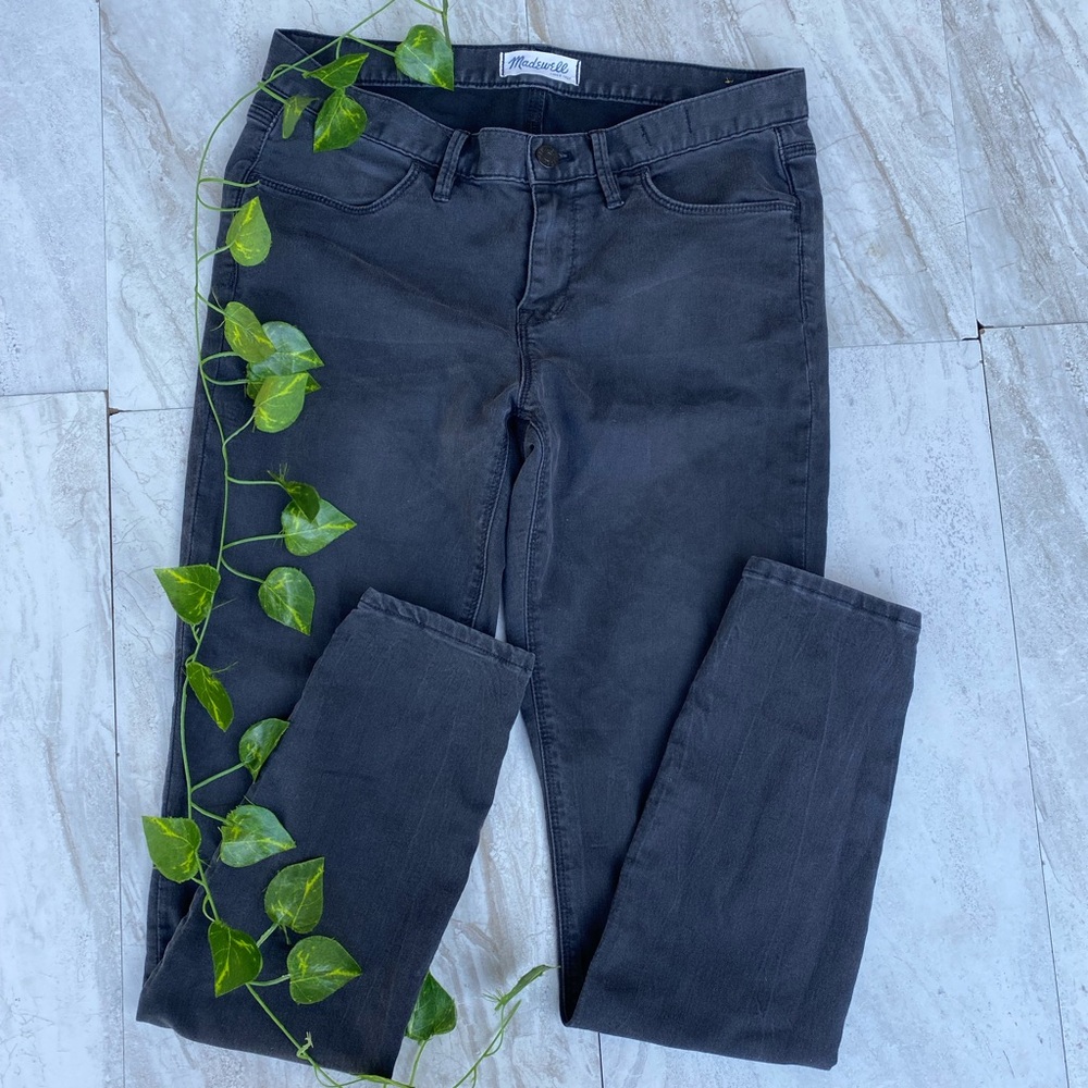Madewell Super Skinny Denim Jean Jegging Legging MW grunge Edgy Stretch Pants